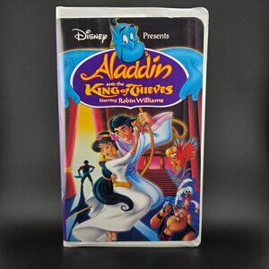Disney Aladdin VHS w/ Robin Williams - Good